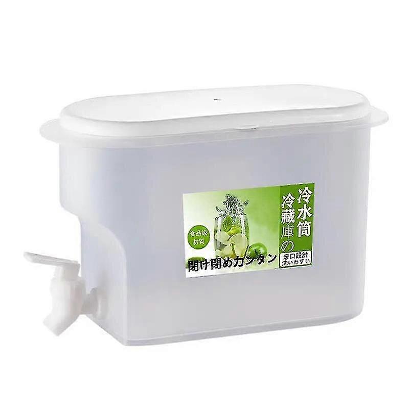 3500ml Refrigerator Kettle With Faucet Household Lemonade Bottle Drinkware Cold Water Bottle Container Heat Resistant Pitcher