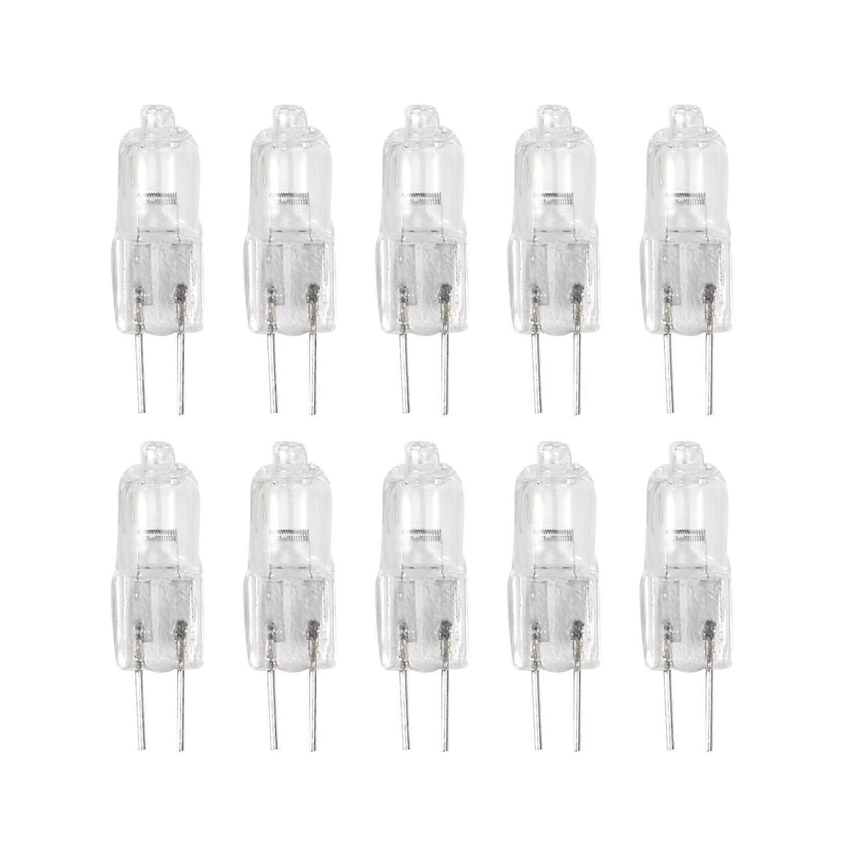 10 Stück, G4 Halogenlampe 12V 35W Stiftlampe warmweiß