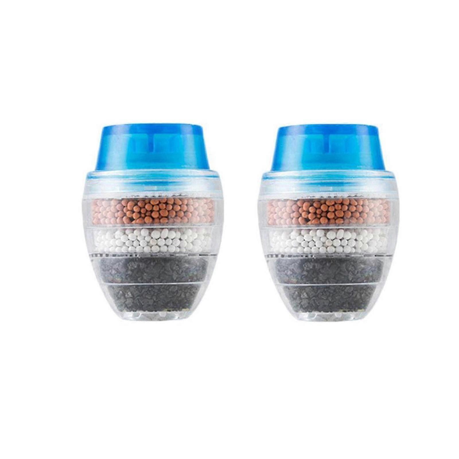 2pc Healthy Faucet Water Purification Five-Layer Purifier Filter Head