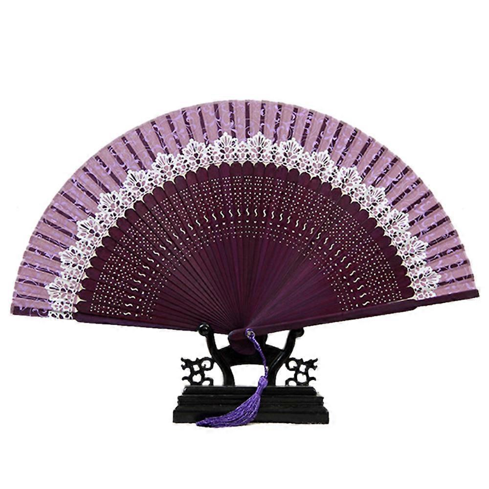 Butterfly Bone Lace Silk Folding Artware