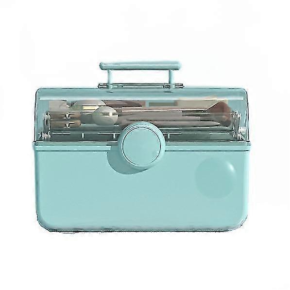 Large-capacity Cosmetic Storage Box, Dust-proof Transparent Desktop Storage Box, Portable Portable M