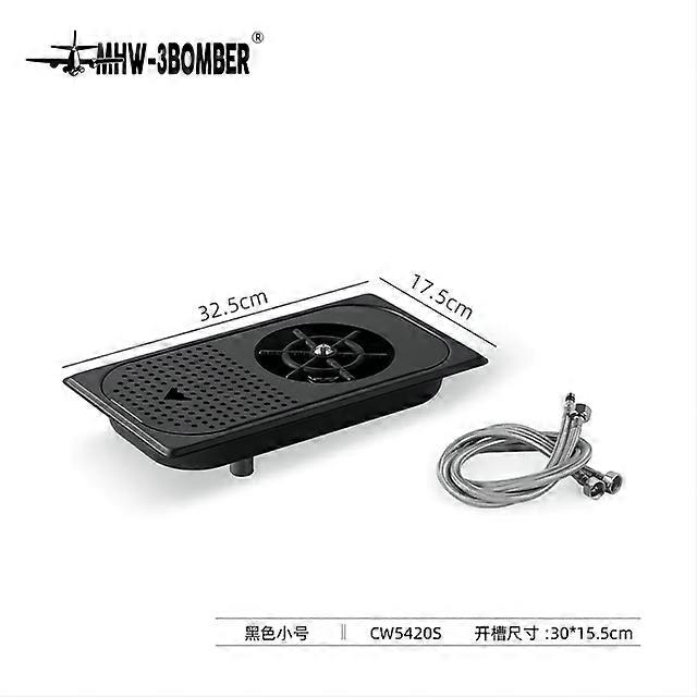 MHW-3BOMBER Metal Sink Glass Rinser Stainless Steel Coffee Cup Rinser Chic Cafe Bar Home Kitchen Accessories Barista Tools