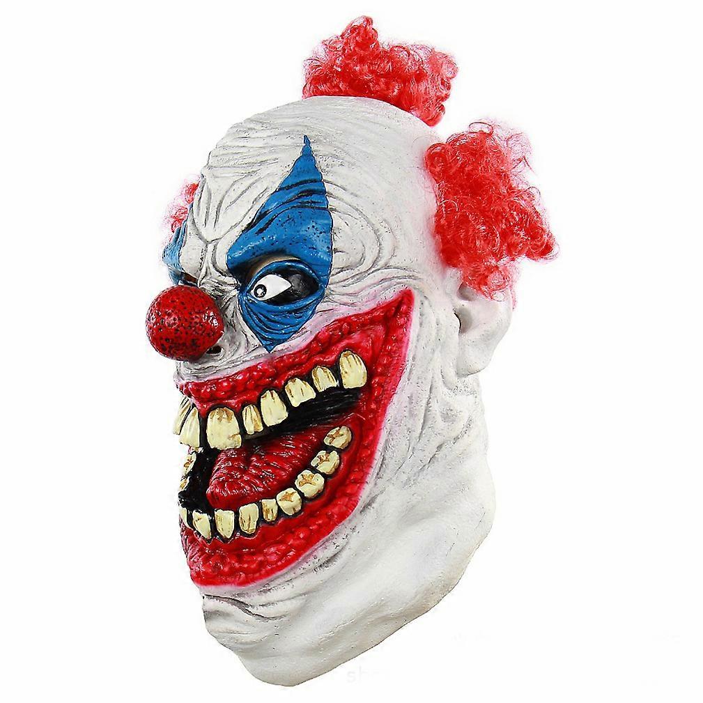 Clown Mask Scary Latex Full Face Mask Costume Play Hood