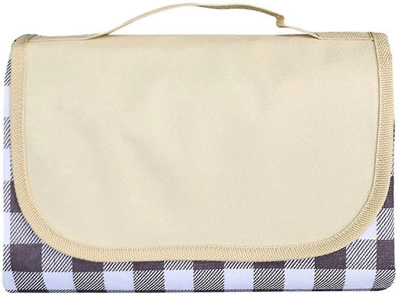 Beach Mat Picnic Blanket, 145x 180 Cm Large Waterproof Picnic Blanket With Handle, Beach Blanke