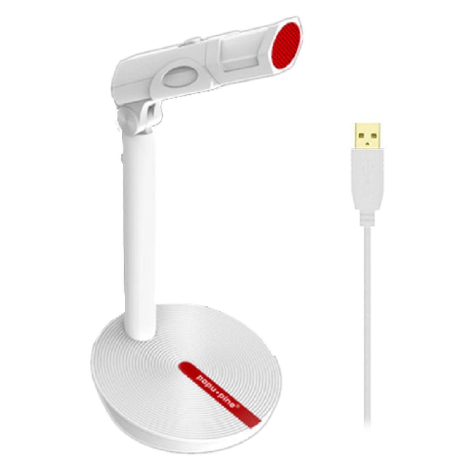Handheld MIC USB Interface Volume Adjustment 360 Degree Omnidirectional Mic
