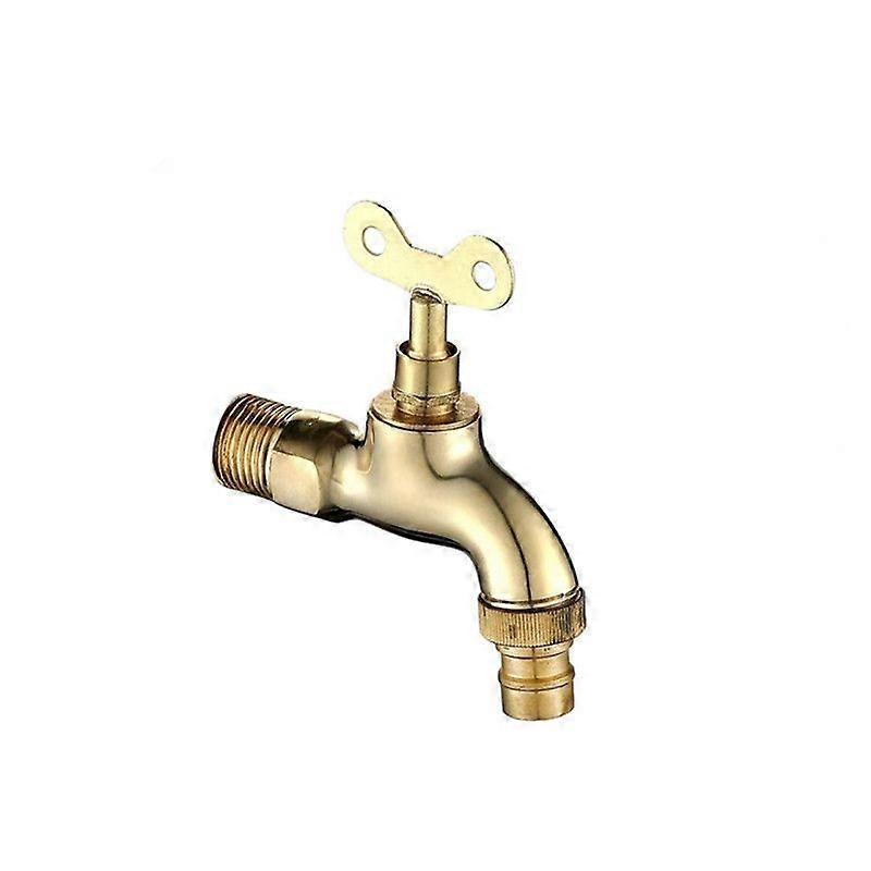 Anti-theft Outdoor Sink Faucet with Key Lock Single Handle Lockable Household