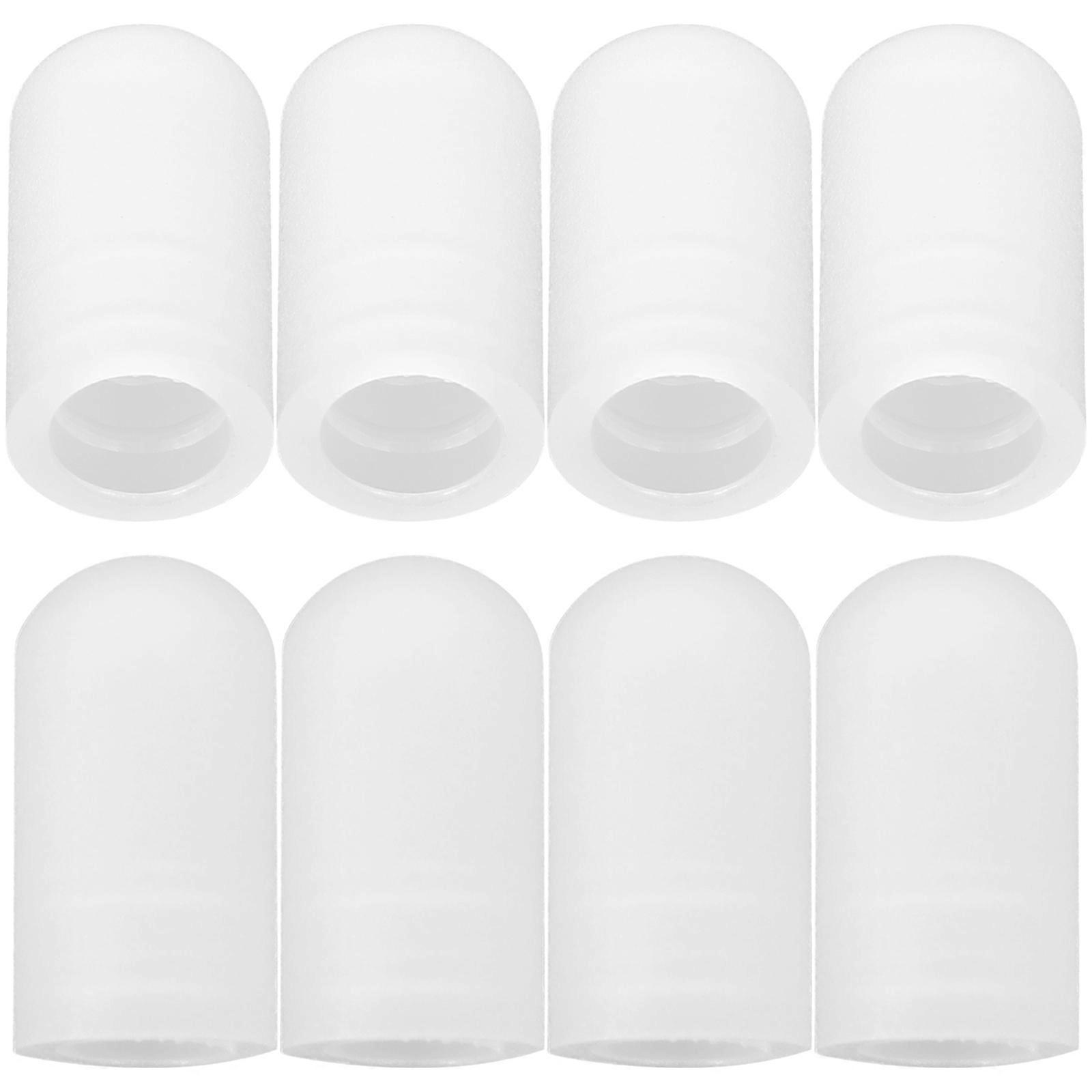 10pcs Drum Mute Tips Drumstick Caps Silicone Drumstick Silent Tips Drum Practice Tips