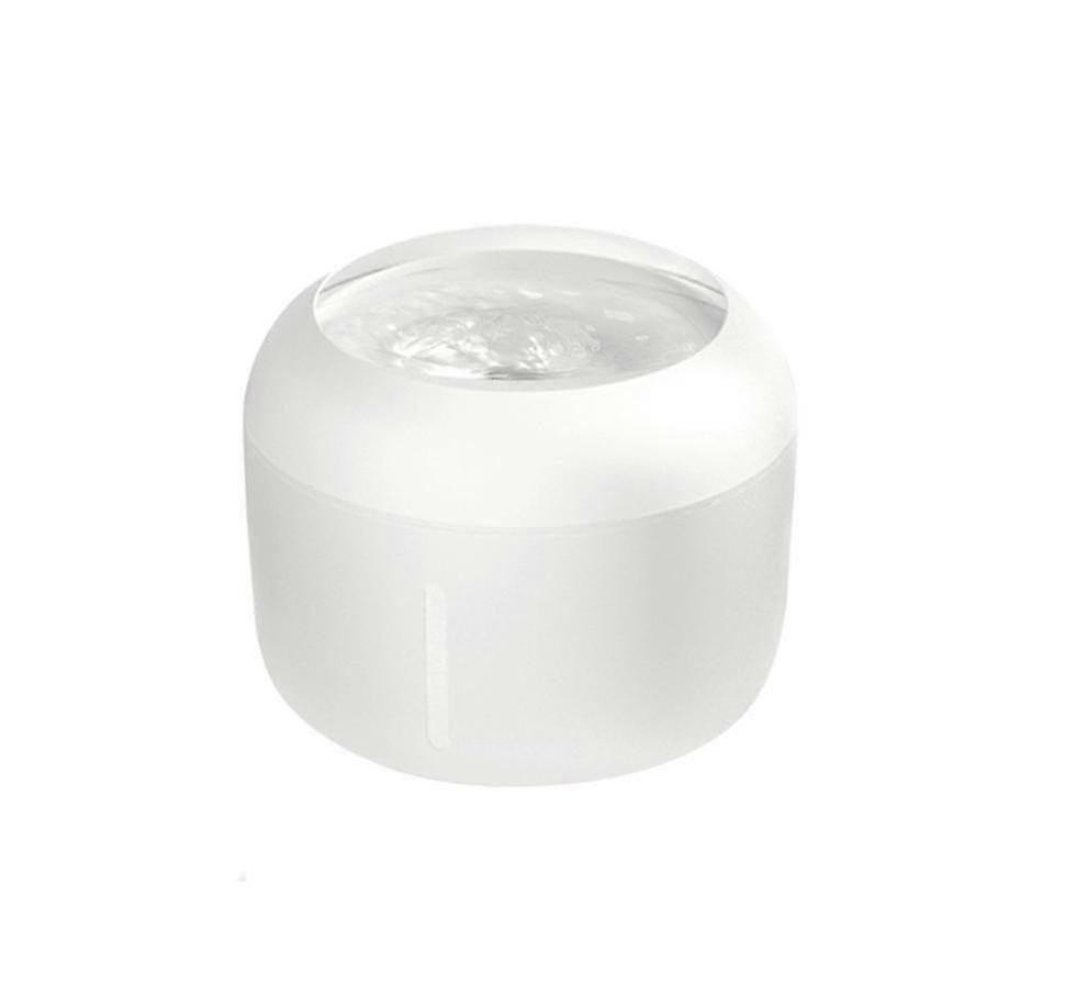 Distributeur d’eau pour animaux de compagnie Circulation automatique Smart Mute 1pc Blanc