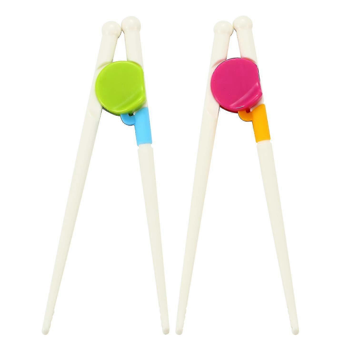 2 Pcs Learning Chopstick Helper, Children's Training Chopsticks, Chopsticks Compatible With Childrens Beginners