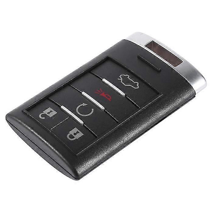 Key Shell For Replacement 5 Button Keyless Entry Remote Key Fob, Smart Key Shell Case Cover Blade For Auto Case