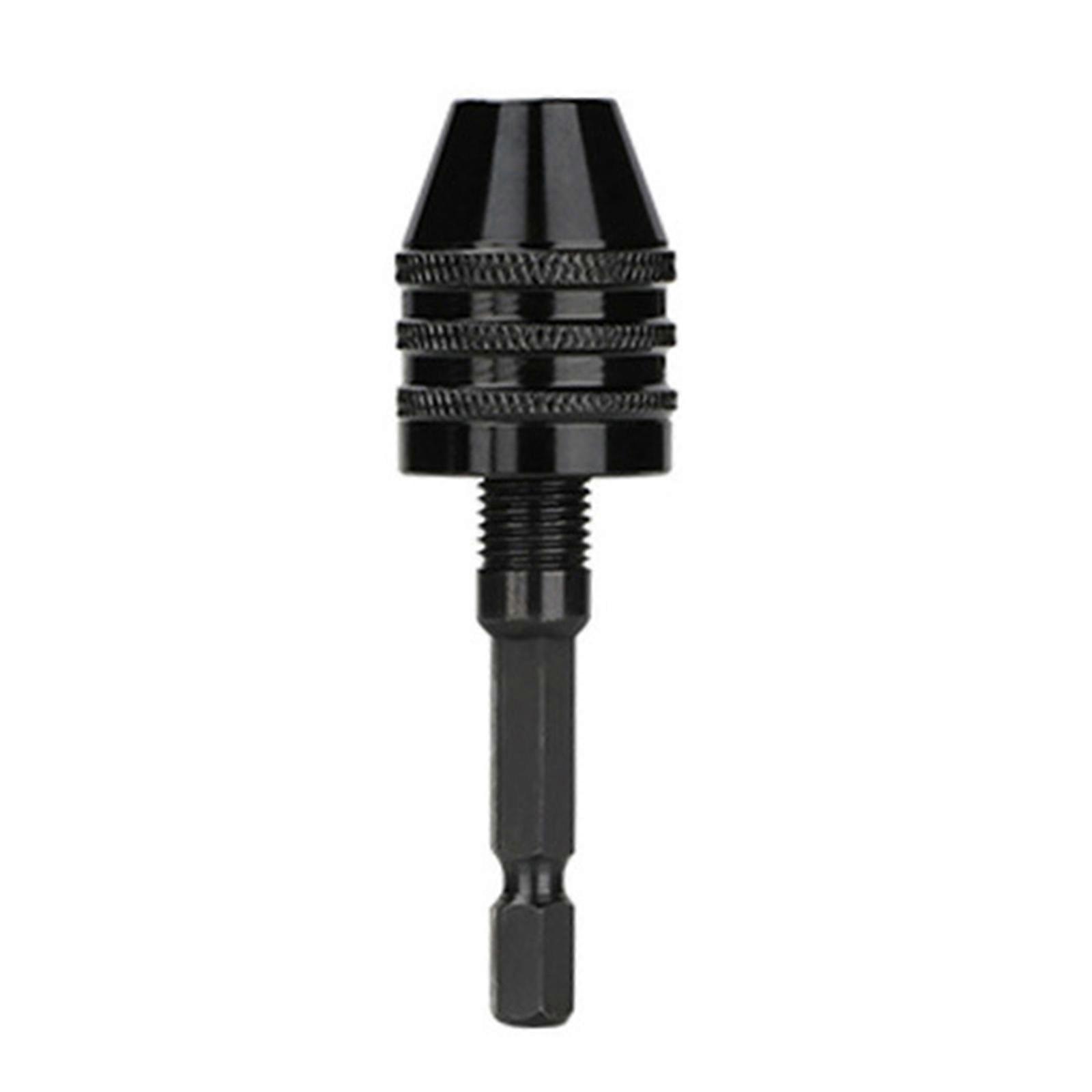 Keyless 0.3-6.5mm Drill Chuck Converter Drill Bit  Adapter for Impact Driver