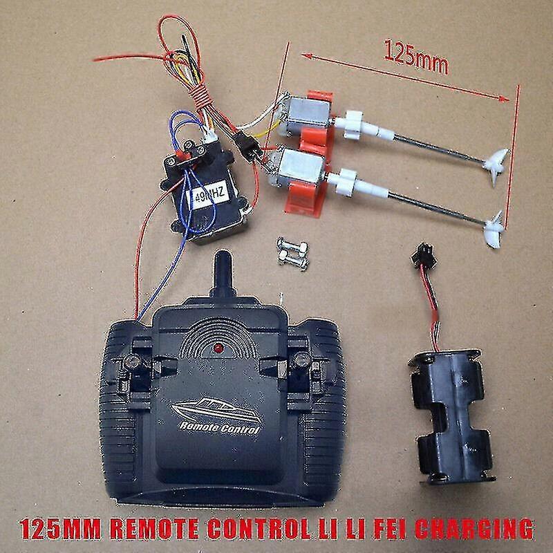 Rc Boat Model Boot Kits Shaft+socket+motor+propeller+controller+receiver Kit - MXBC