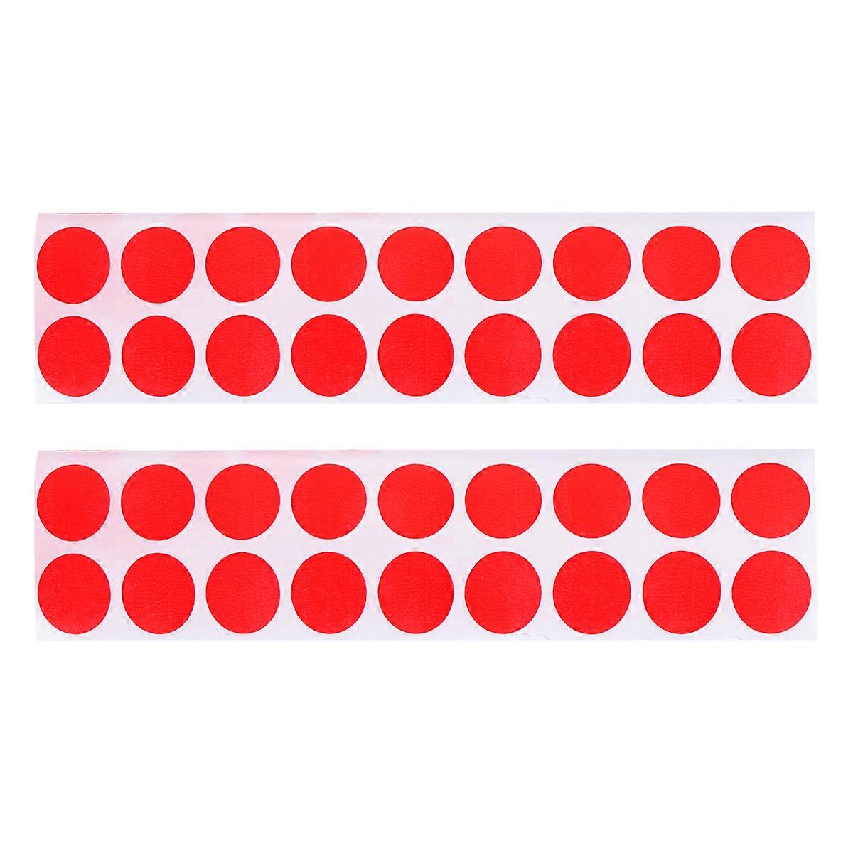 900pcs 2cm Portable Diameter Shooting Target Paper Patch Target Accessory (Red)