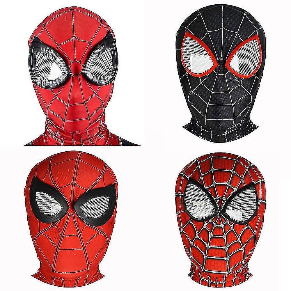 Halloween Spider-man Mask Superhero Masks Cosplay Costume Mask Lycra Fabric Material