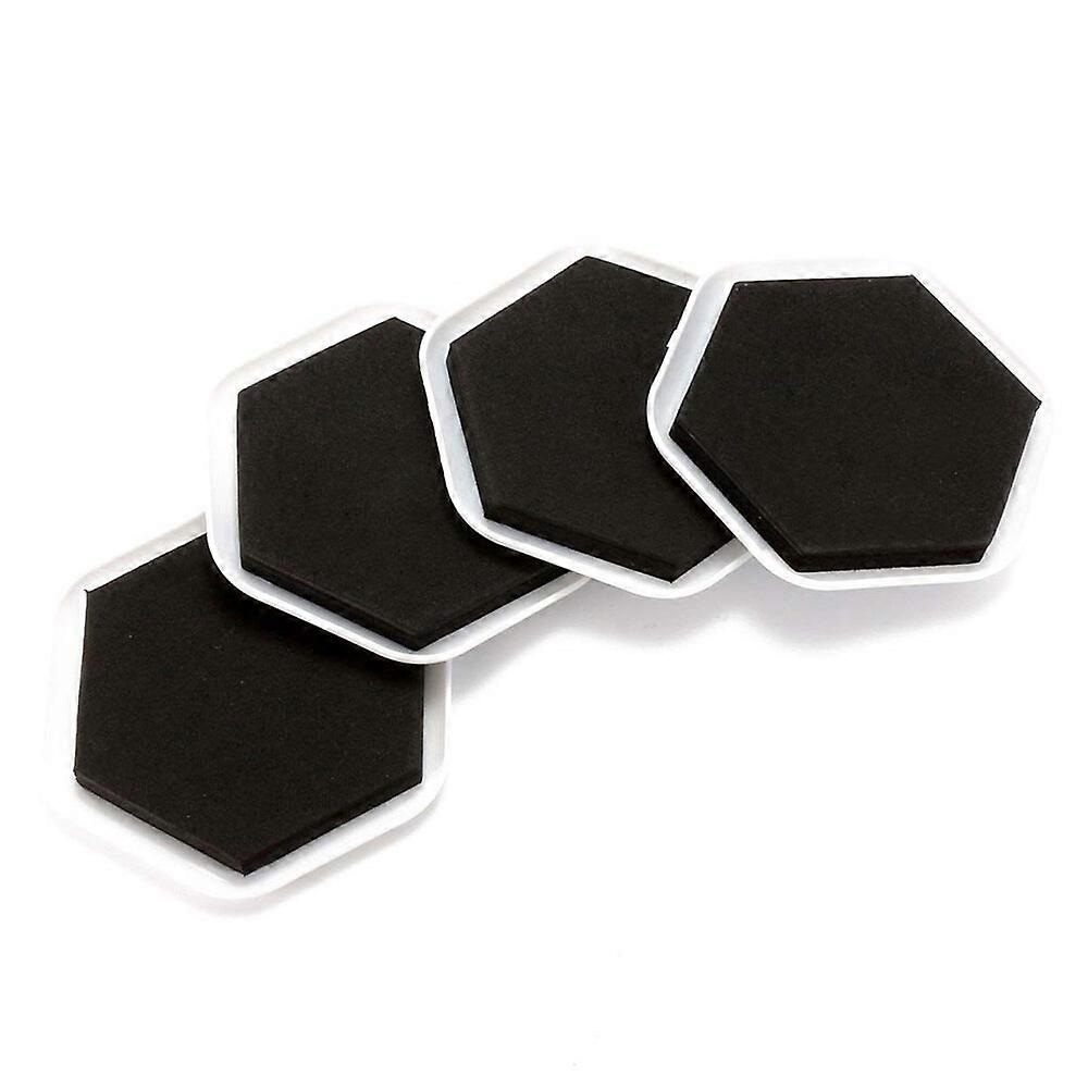 2023 New 4PCS Virtual Warehouse Black Moving Pads, Easy to Use, Shock and Noise Reduction