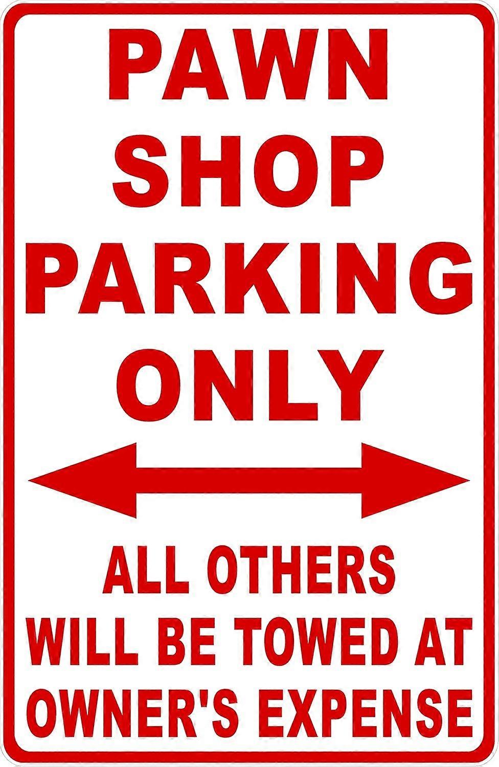 موقف سيارات متجر البيدق فقط سيتم سحب جميع الآخرين على نفقة المالك. 8x12 معدن.