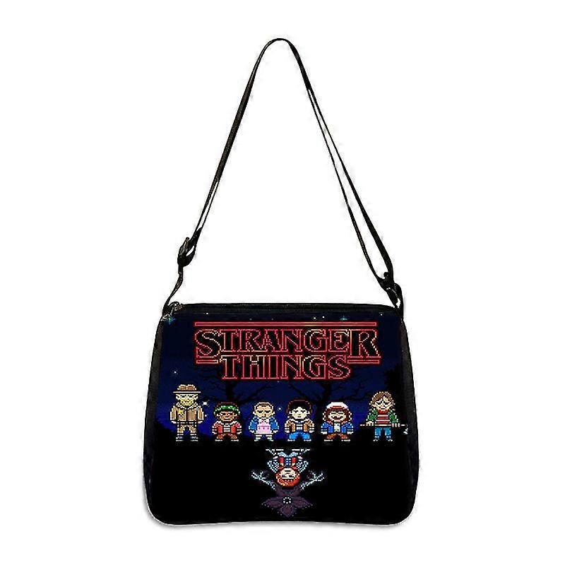 Stranger Things Borsa da donna Serie TV Print Fashion Crossbody Bag per ragazze Borsa multifunzionale da viaggio 24cm stile 20