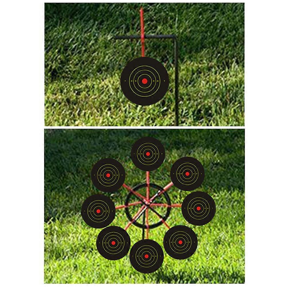 2023 New 10pcs Adhesive Reactivity Shoot Target Aim Hunting Training Target Sticker for Gun / Rifle / Pistol Binders