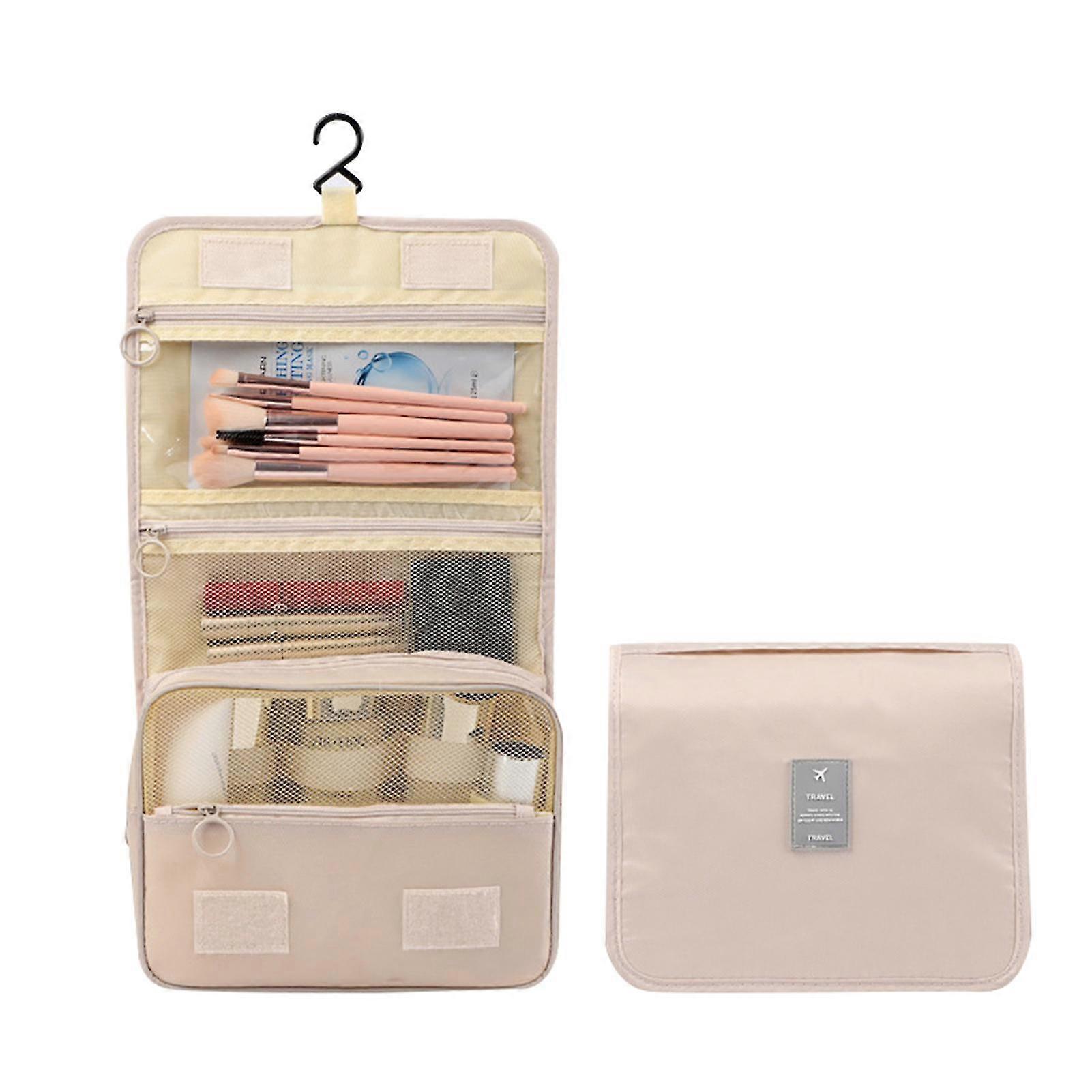 Hanging Toiletry Bag With Hook Folding Travel Make Up Cosmetic Kit Organizer Storage Bag Splash