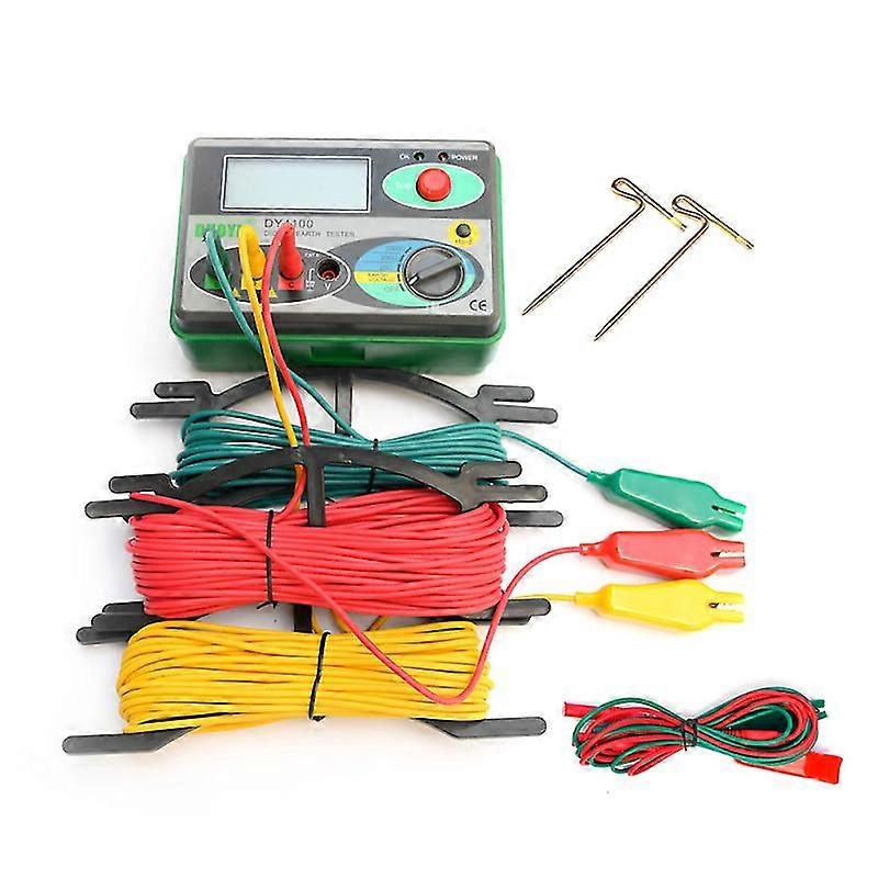Duoyi Dy4100 Ground Resistance Tester Digital Meggers Protezioni Grounding Resistance Meter Ground Resistance Tester Terra Resistance Tester Ground R