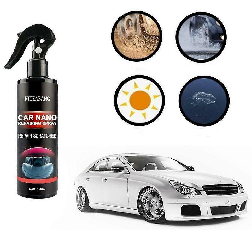 Car Remove Scratch Coating Agent Nano Repairing Spray Oxidation 120ml