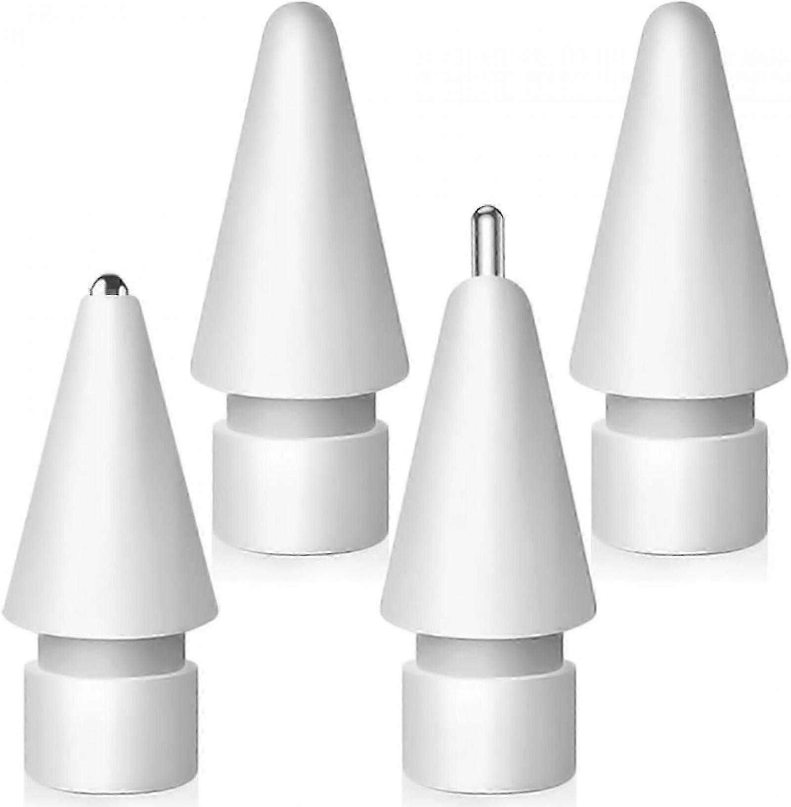 Upgraded Replacement Tips for Apple Pencil, Mix Metal Tips for Apple Pencil 2nd Generation/ 1st Gen/Apple Pen Tips(4 Pack) -GSL