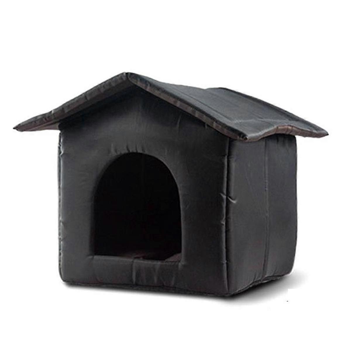 Niche pour chat imperméable et lavable, idéale pour l'extérieur, garde au chaud, idéale pour les chats