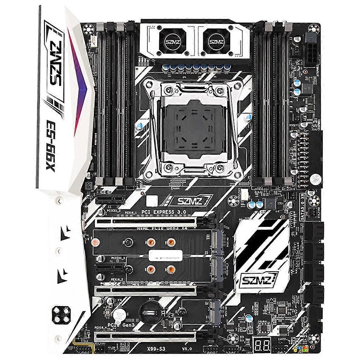 X99マザーボードセットE5 2680 V4プロセッサLGA 2011-3キット、2X1632GB DDR4 ECC RAMサポートNVME M