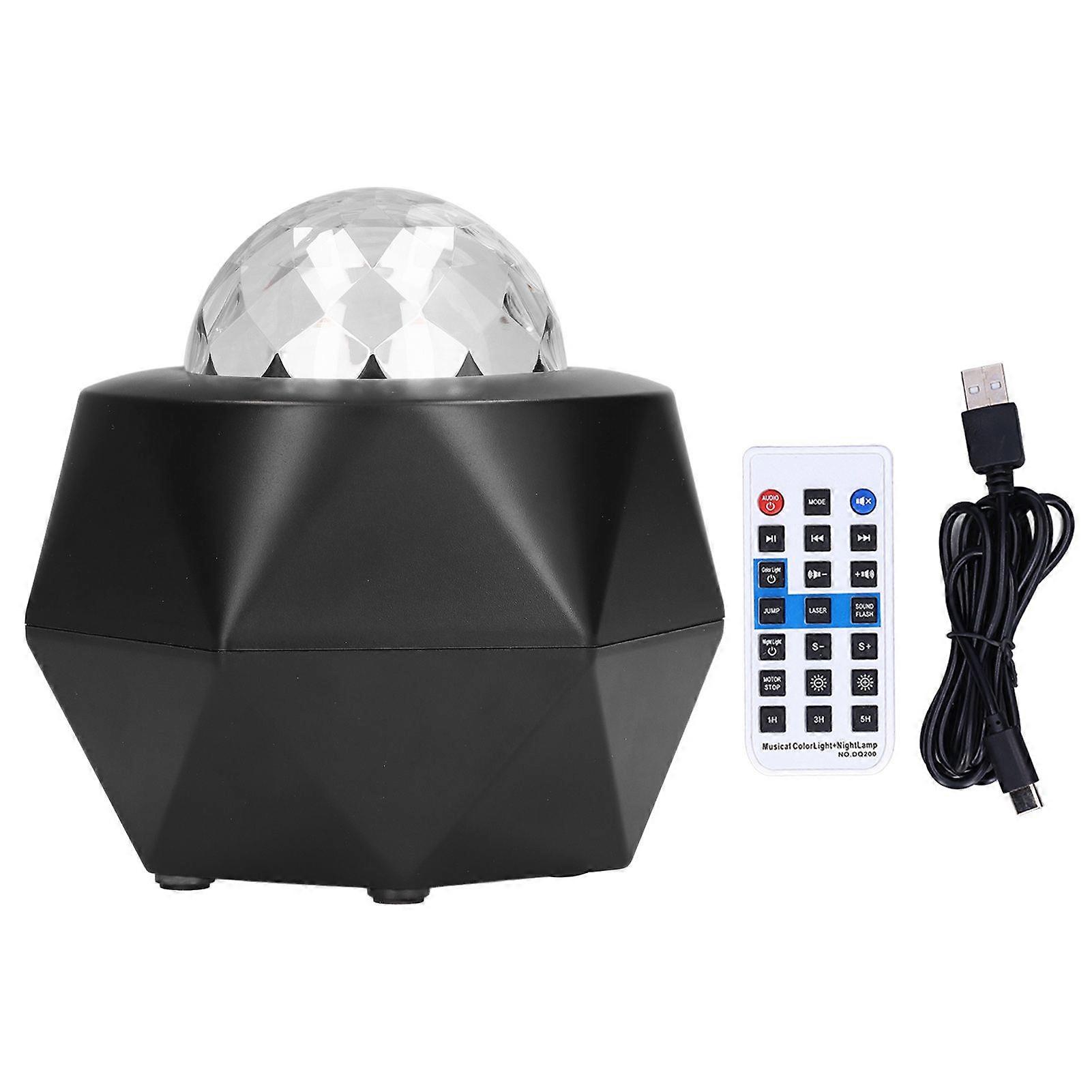 Star Projector Night Light USB Powered Remote Control Multiple Modes Multifunction Skylight Projector
