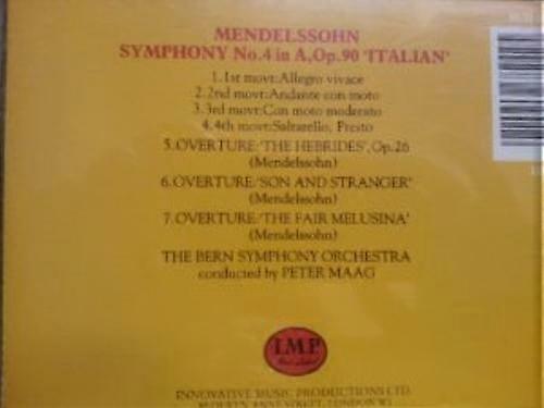 Not Found - Mendelssohn - Symphony No. 4 CD