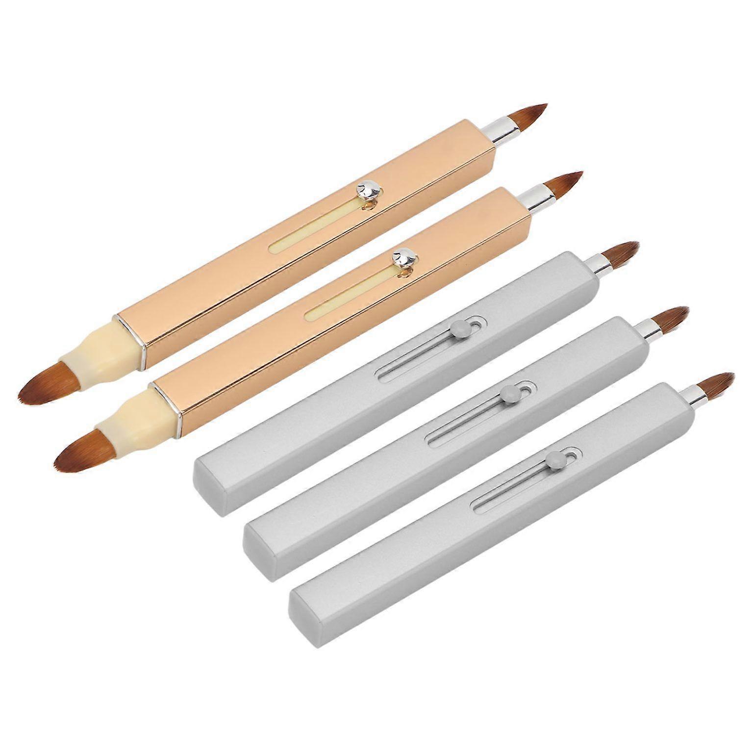 Retractable Nylon Lip Brush for Precise Lip Makeup Application