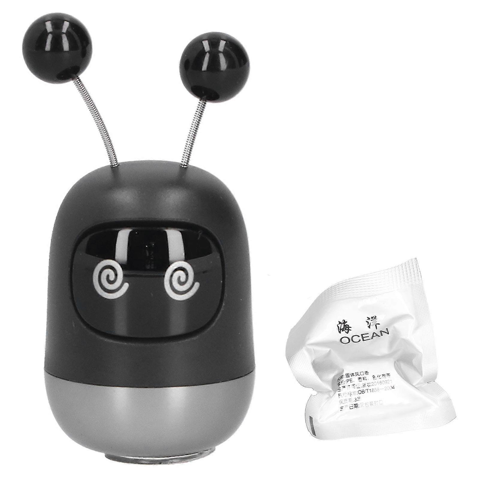 Auto Accessories Car Decorative Freshener Cartoon Robot Aromatherapy Fragrance Decoration Aluminum Alloy CaseType 1