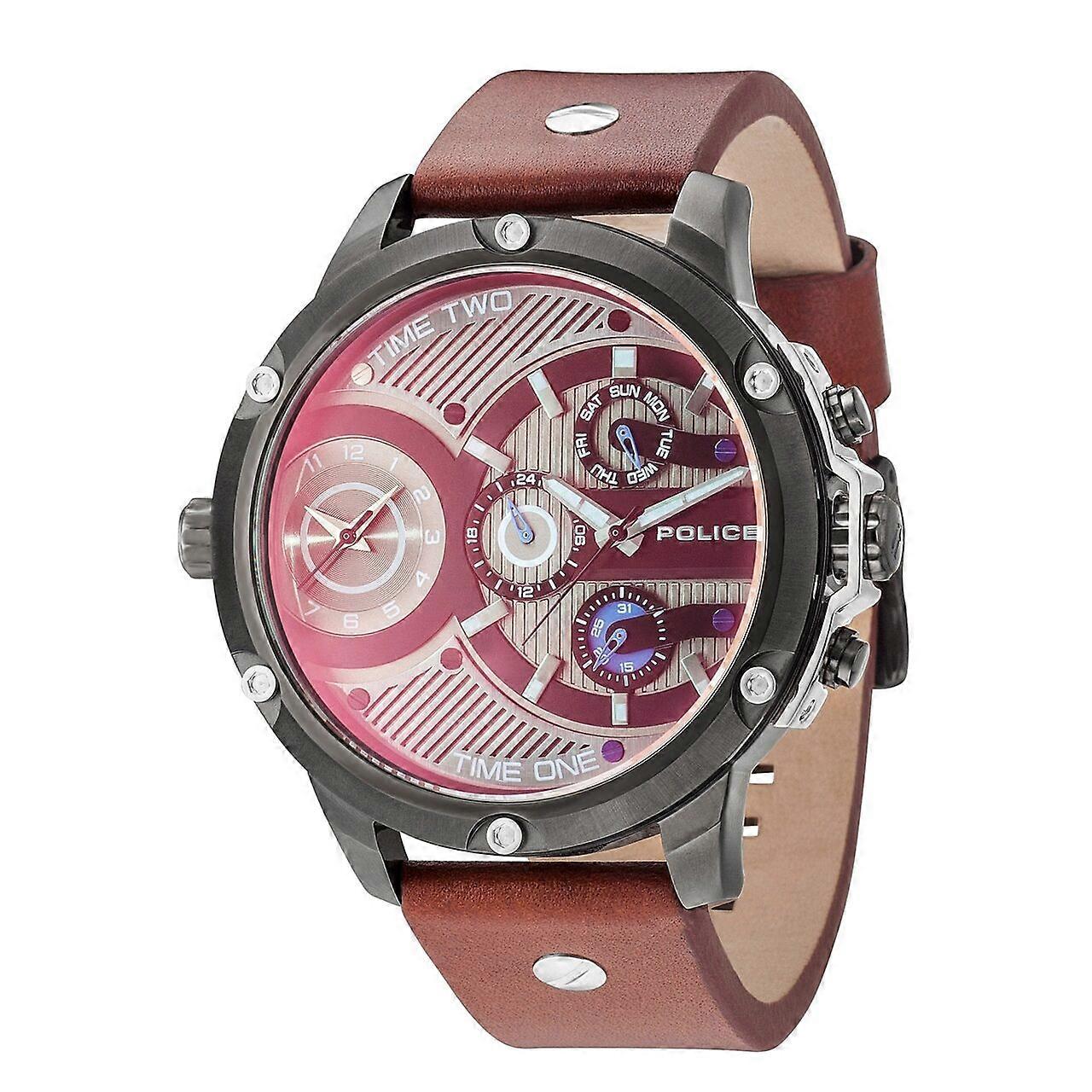 男士手表 警察 PL15049JSU.12， 石英， 53毫米， 5ATM