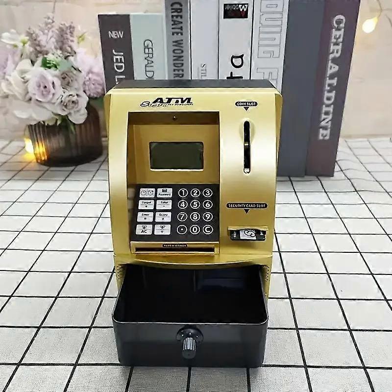 ATM Αυτόματη πρόσβαση Αποταμίευση Βάζο Κωδικός πρόσβασης Έξυπνο πραγματικό βάζο αποταμίευσης φωνής Τέλεια δώρα Χριστούγεννα Απόκριες Ευχαριστιών δώρο
