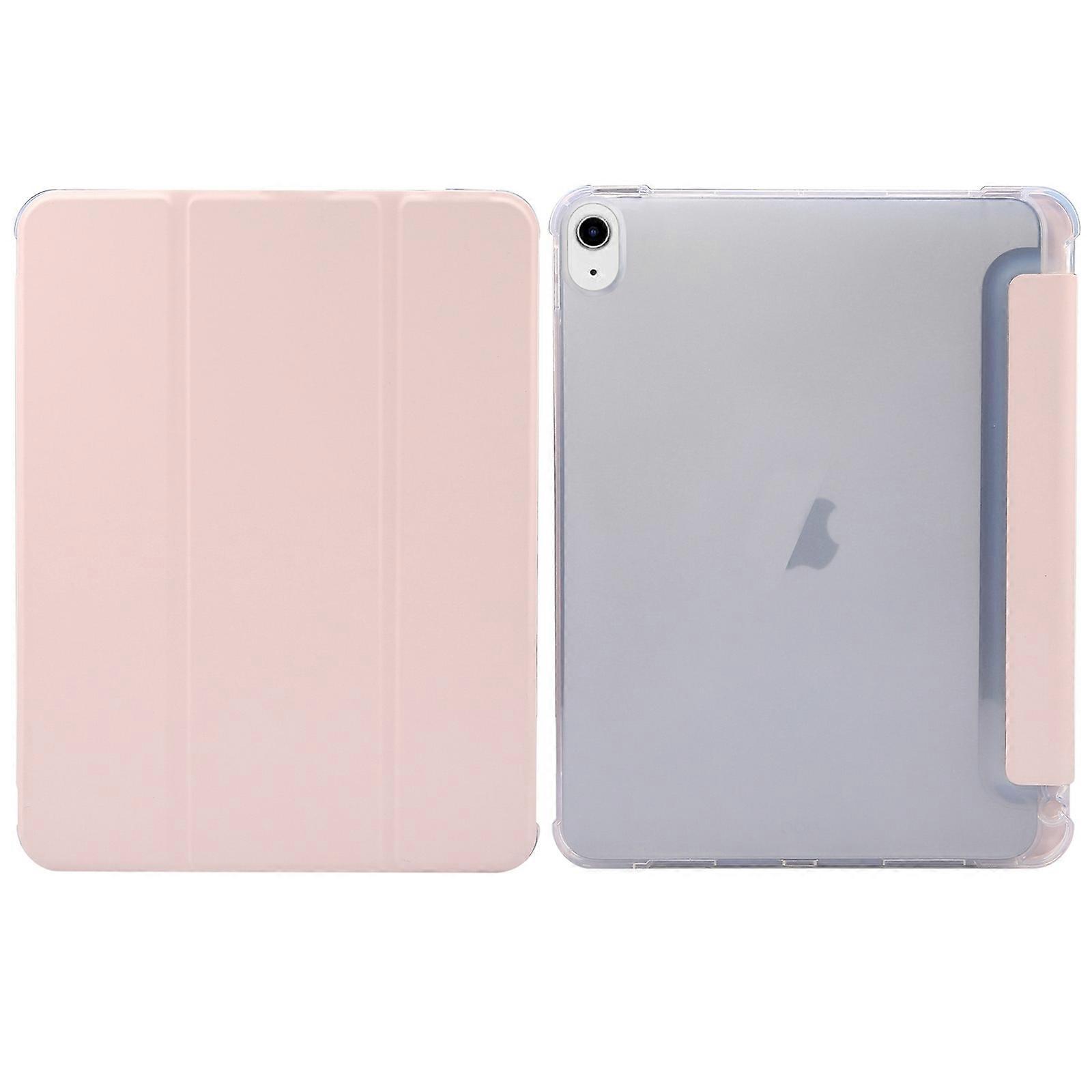 3-folding Electric Pressed Skin Texture Leather Tablet Case