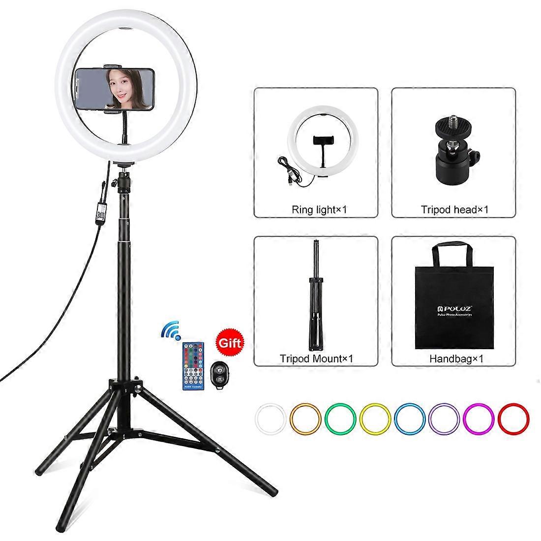 10.2 inch RGBW Ring Light + 1.65m Tripod