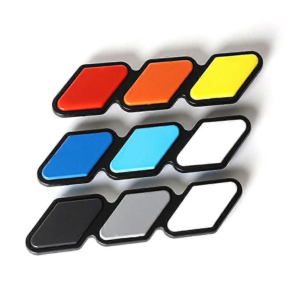 1Pc Excellent 3D Chrome Plated Metal Emblem Grille Car Badge Sticker for Toyota Tacoma 4Runner Tundra Tri-color