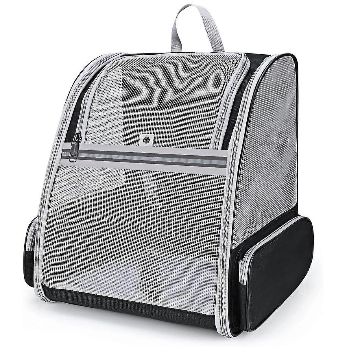 Ventilated pet backpack for outdoor adventures