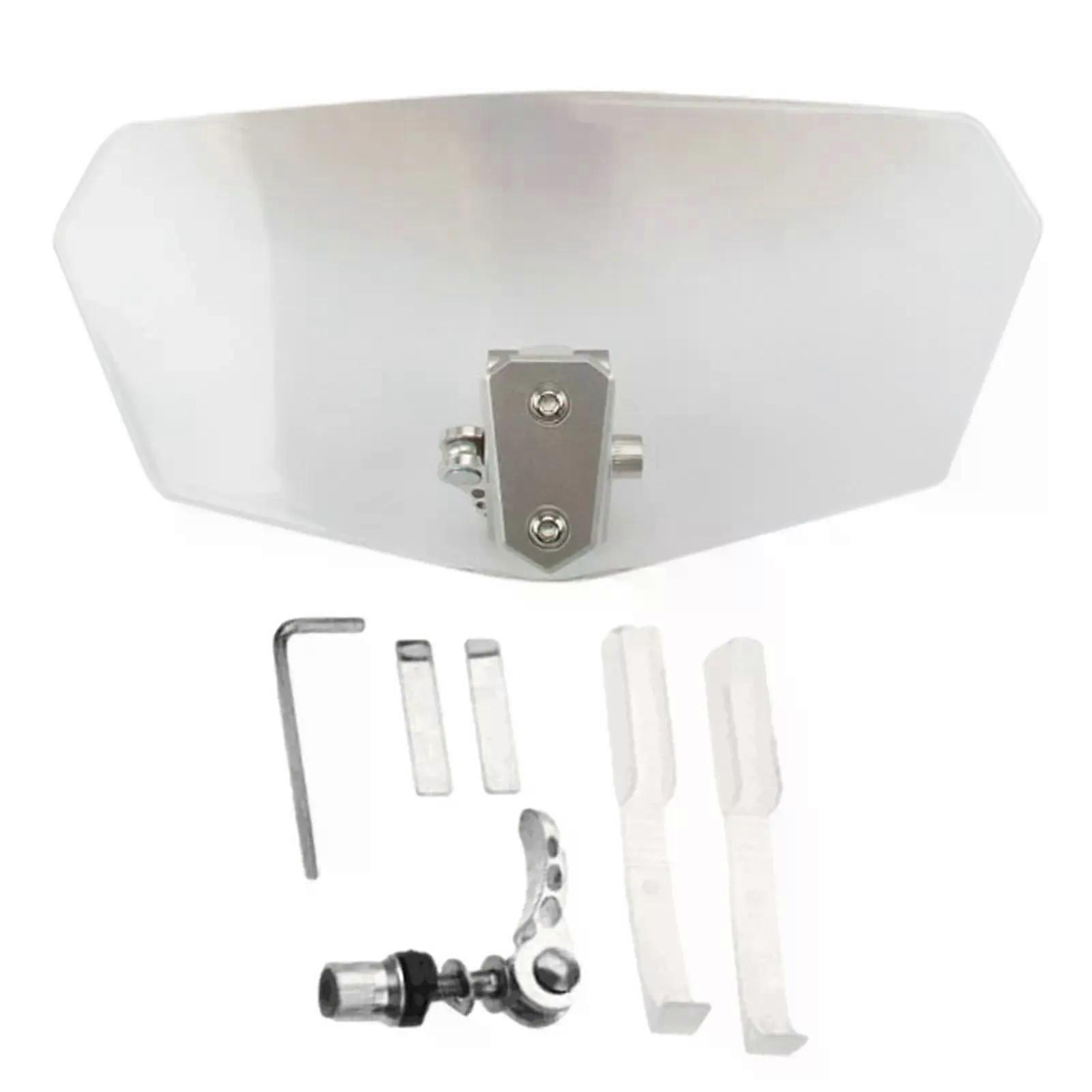 Motorcycle Windshield Extension Universal Adjustable Windscreen Extender Deflector compatible forForSuzuki compatible forFor MAXP