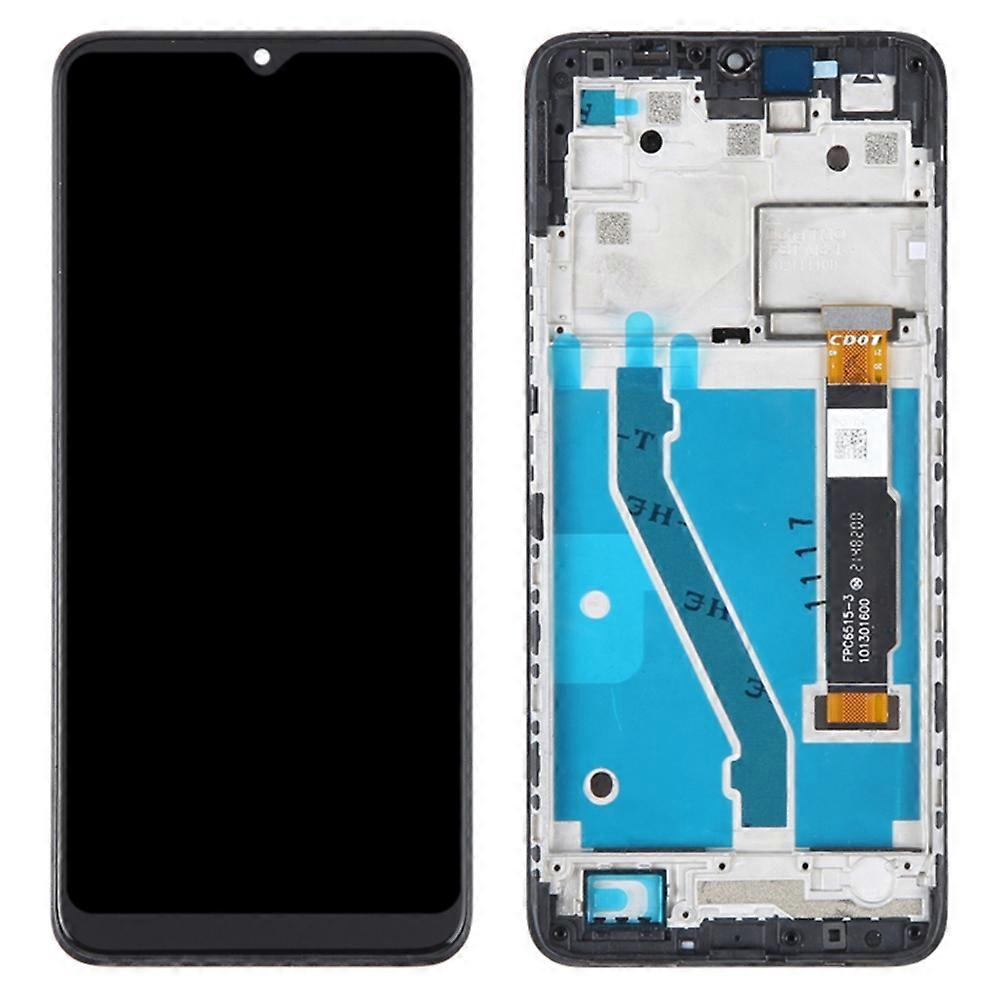 For TCL 20 XE Grade C LCD Screen and Digitizer Assembly+Frame Part (Without Logo)