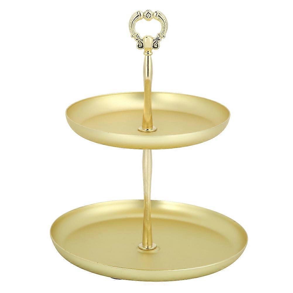 Desktop Cosmetic Organizer, Two-Layer Jewelry Storage Shelf, Makeup Display Container