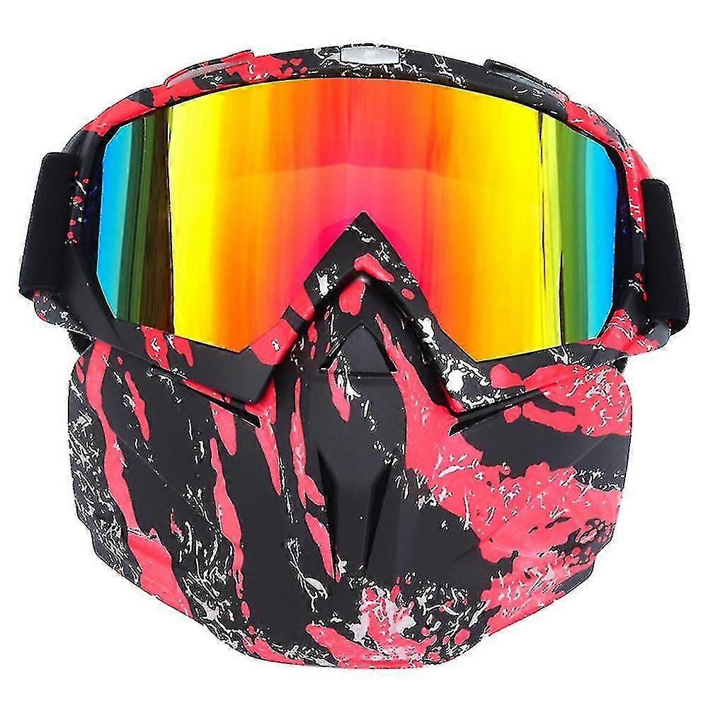 Gogle motocyklowe Kask Jazda Gogle Okulary Maska