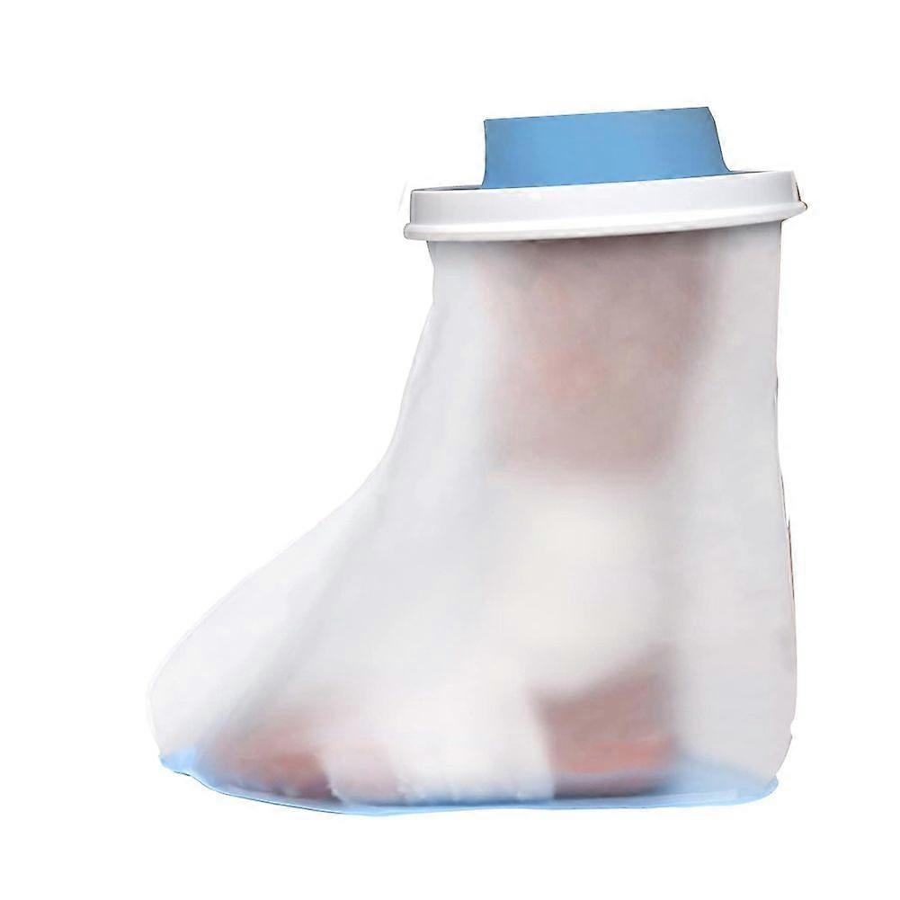 Waterproof Foot Cover for Shower Adult, Foot Cast Covers with Non-Slip Padding Bottom, Watertight Foot Cast Protector