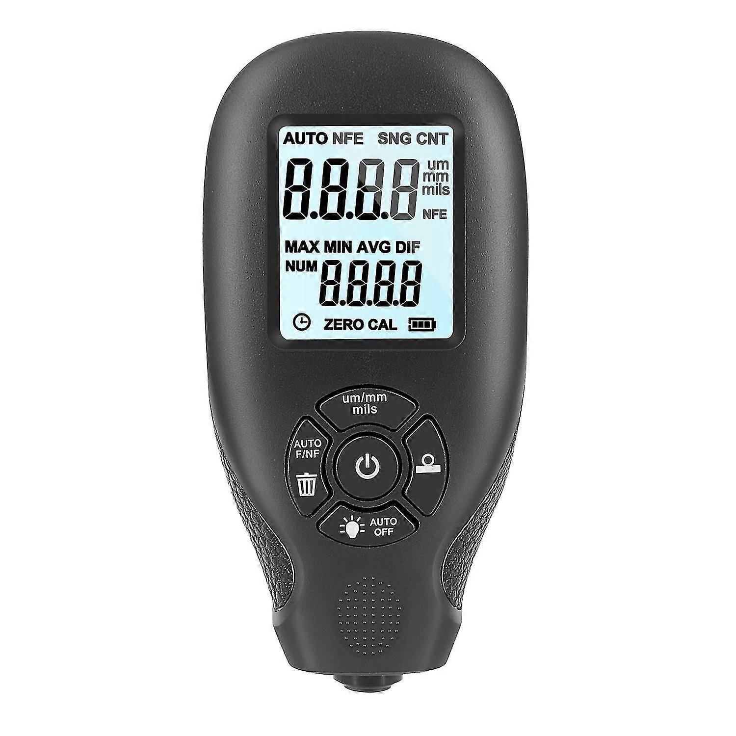 0-2000UM Misuratore di spessore LCD Tester di spessore del rivestimento della vernice per auto digitale
