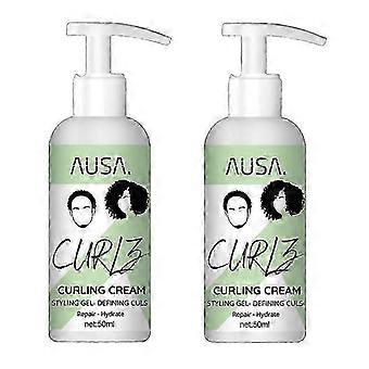2st Hår Volumizing Cream, Lockigt Hår Elastin Curl Definiera Cream Styling Essence