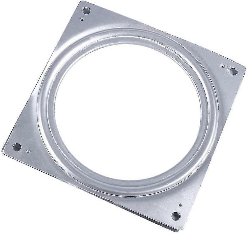 4 In Square Full Ball Bearing Swivel Plate, Metal Rotating Turntable Plate