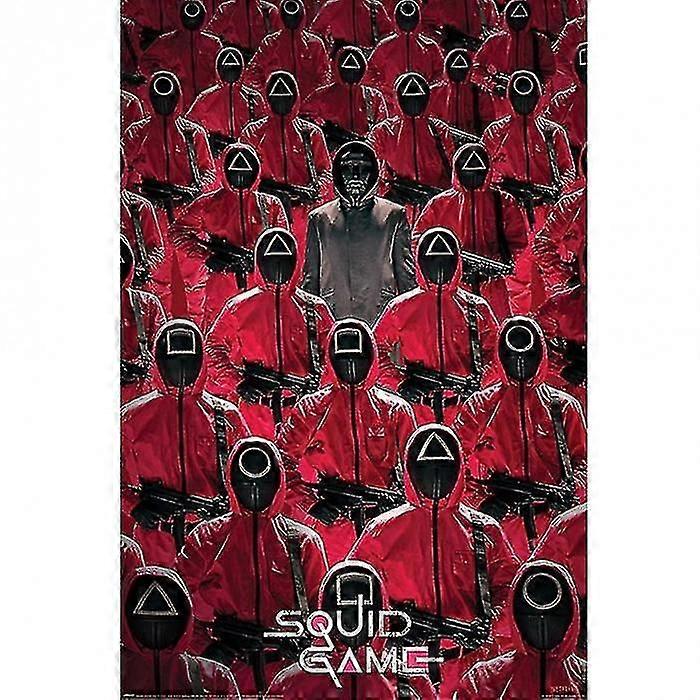 Squid Game Crowd Poster