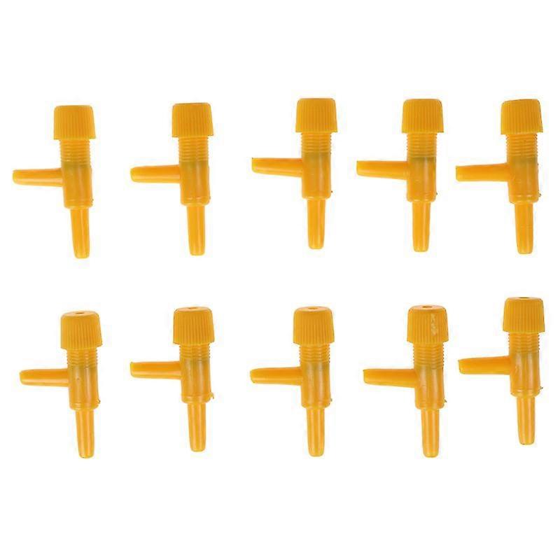 10Pcs Aquarium Air Line Tubing Volume Flow Control Valve Oxygen Air Pump Tank