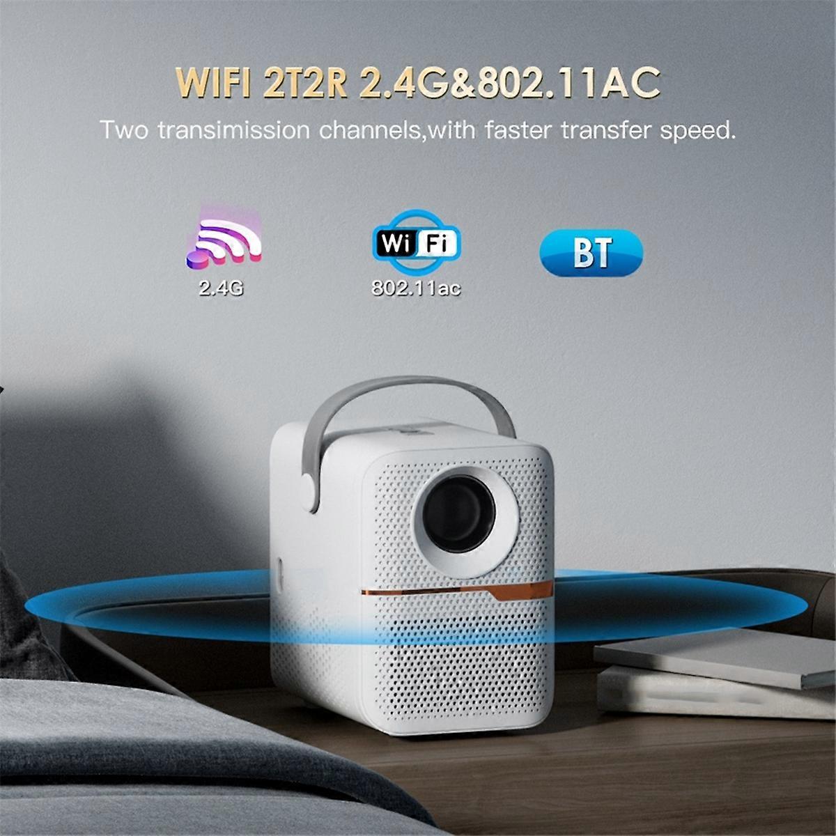 P10 Smart 4K WiFi Portable 1080P Home Theater Video LED Bluetooth Mini Projector Android 10 Projecto