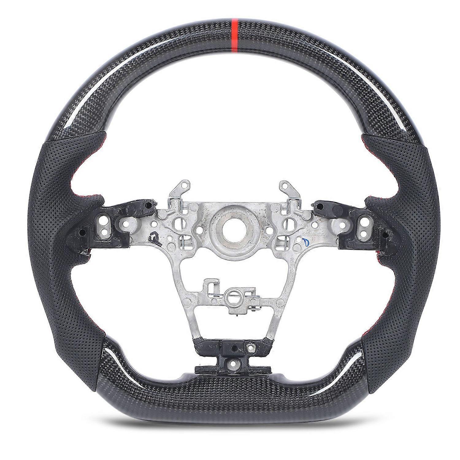 Carbon Fiber Steering Wheel Black Perforated Leather Replacement for GR XP210 GR GZEA14